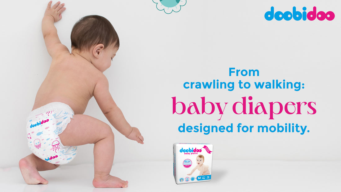 From crawling to walking: Baby diapers designed for mobility