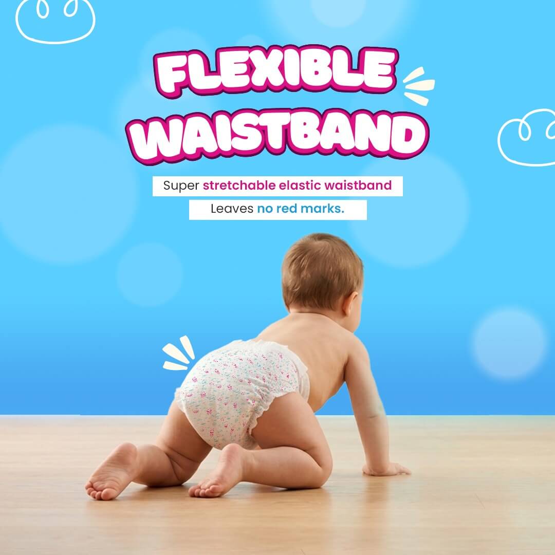 Doobidoo Classic Soft Baby Pant Diapers with Diamond Channels - Small (40 count)