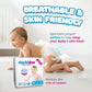 Doobidoo Baby Pants Diapers - Medium Size (112 Count) - All Round Softness with Bubble soft Top sheet (7-12 kgs)