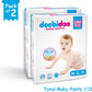 Doobidoo Baby Pants Diapers - Medium Size (112 Count) - All Round Softness with Bubble soft Top sheet (7-12 kgs)